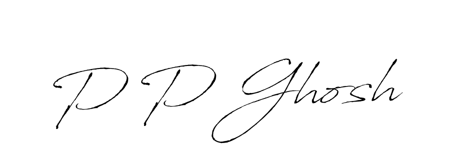 Antro_Vectra is a professional signature style that is perfect for those who want to add a touch of class to their signature. It is also a great choice for those who want to make their signature more unique. Get P P Ghosh name to fancy signature for free. P P Ghosh signature style 6 images and pictures png