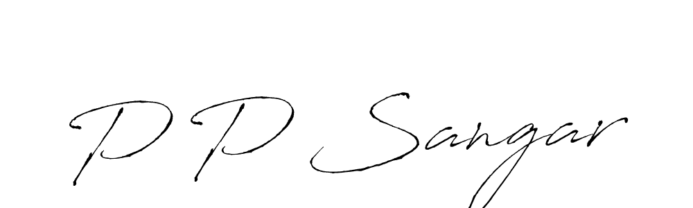 Similarly Antro_Vectra is the best handwritten signature design. Signature creator online .You can use it as an online autograph creator for name P P Sangar. P P Sangar signature style 6 images and pictures png