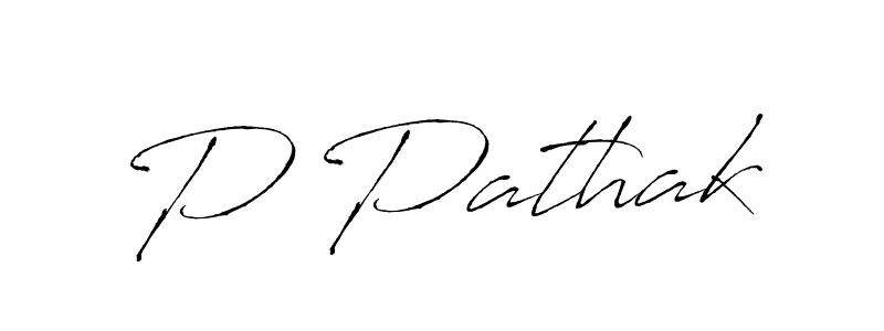 Make a beautiful signature design for name P Pathak. Use this online signature maker to create a handwritten signature for free. P Pathak signature style 6 images and pictures png
