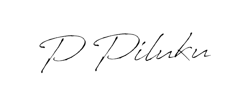 Similarly Antro_Vectra is the best handwritten signature design. Signature creator online .You can use it as an online autograph creator for name P Piluku. P Piluku signature style 6 images and pictures png