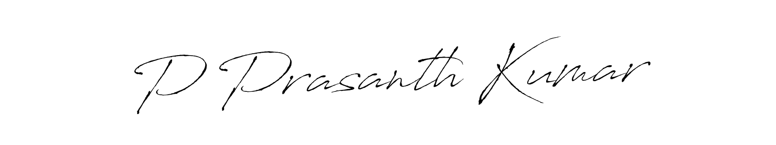 Make a short P Prasanth Kumar signature style. Manage your documents anywhere anytime using Antro_Vectra. Create and add eSignatures, submit forms, share and send files easily. P Prasanth Kumar signature style 6 images and pictures png
