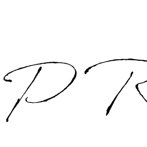 P R stylish signature style. Best Handwritten Sign (Antro_Vectra) for my name. Handwritten Signature Collection Ideas for my name P R. P R signature style 6 images and pictures png