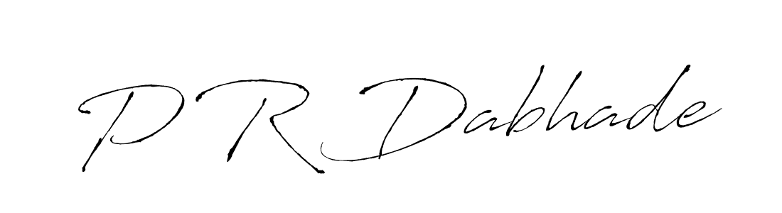 You should practise on your own different ways (Antro_Vectra) to write your name (P R Dabhade) in signature. don't let someone else do it for you. P R Dabhade signature style 6 images and pictures png