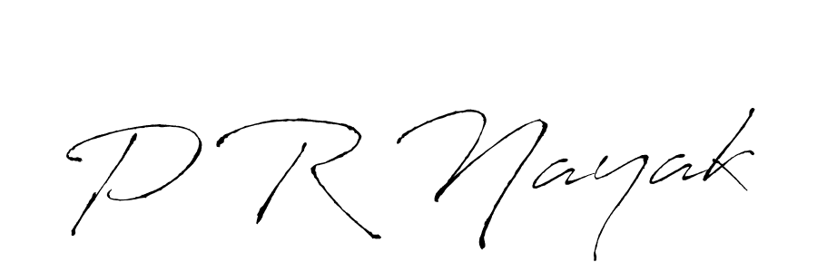 How to make P R Nayak name signature. Use Antro_Vectra style for creating short signs online. This is the latest handwritten sign. P R Nayak signature style 6 images and pictures png