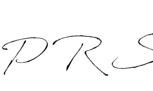 How to make P R S signature? Antro_Vectra is a professional autograph style. Create handwritten signature for P R S name. P R S signature style 6 images and pictures png