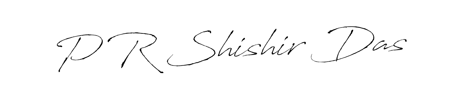 Antro_Vectra is a professional signature style that is perfect for those who want to add a touch of class to their signature. It is also a great choice for those who want to make their signature more unique. Get P R Shishir Das name to fancy signature for free. P R Shishir Das signature style 6 images and pictures png
