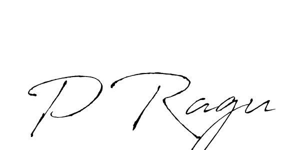 The best way (Antro_Vectra) to make a short signature is to pick only two or three words in your name. The name P Ragu include a total of six letters. For converting this name. P Ragu signature style 6 images and pictures png