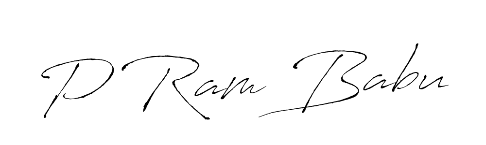 Also we have P Ram Babu name is the best signature style. Create professional handwritten signature collection using Antro_Vectra autograph style. P Ram Babu signature style 6 images and pictures png
