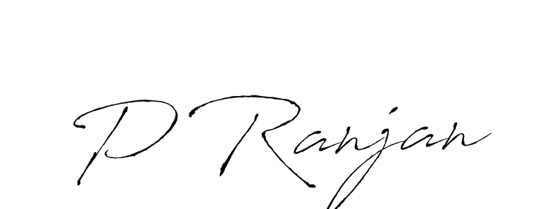 Design your own signature with our free online signature maker. With this signature software, you can create a handwritten (Antro_Vectra) signature for name P Ranjan. P Ranjan signature style 6 images and pictures png