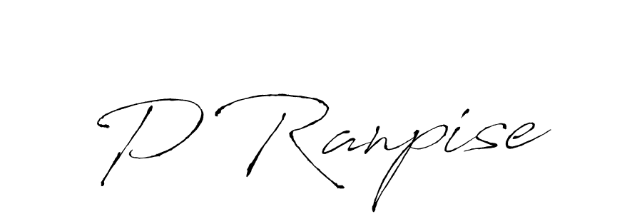 The best way (Antro_Vectra) to make a short signature is to pick only two or three words in your name. The name P Ranpise include a total of six letters. For converting this name. P Ranpise signature style 6 images and pictures png