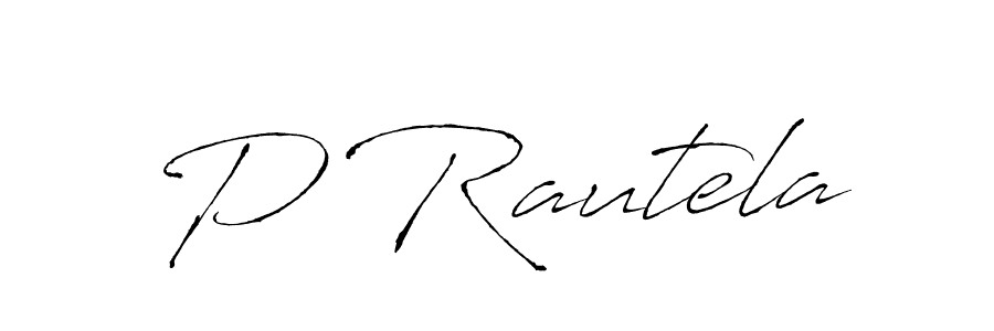 Design your own signature with our free online signature maker. With this signature software, you can create a handwritten (Antro_Vectra) signature for name P Rautela. P Rautela signature style 6 images and pictures png