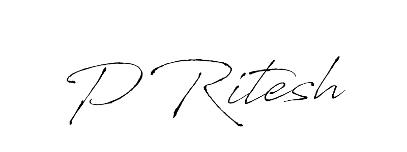 Use a signature maker to create a handwritten signature online. With this signature software, you can design (Antro_Vectra) your own signature for name P Ritesh. P Ritesh signature style 6 images and pictures png