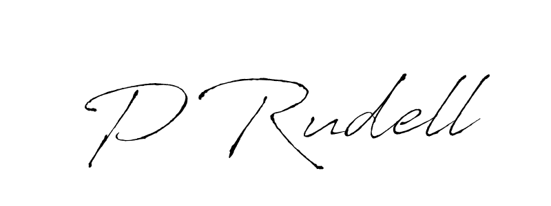 You should practise on your own different ways (Antro_Vectra) to write your name (P Rudell) in signature. don't let someone else do it for you. P Rudell signature style 6 images and pictures png