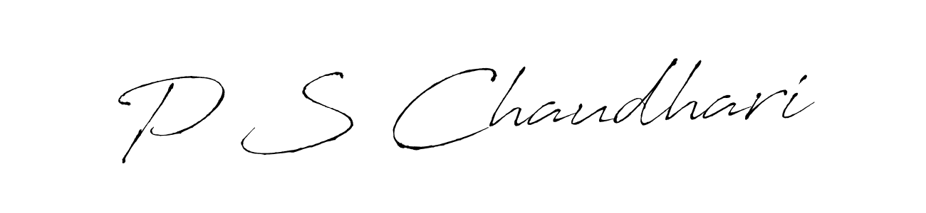 Also You can easily find your signature by using the search form. We will create P S Chaudhari name handwritten signature images for you free of cost using Antro_Vectra sign style. P S Chaudhari signature style 6 images and pictures png