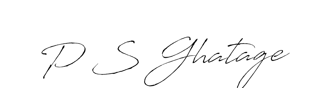 Antro_Vectra is a professional signature style that is perfect for those who want to add a touch of class to their signature. It is also a great choice for those who want to make their signature more unique. Get P S Ghatage name to fancy signature for free. P S Ghatage signature style 6 images and pictures png