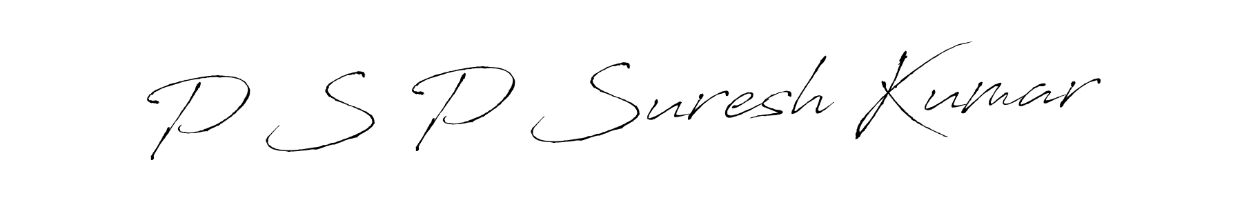 Also we have P S P Suresh Kumar name is the best signature style. Create professional handwritten signature collection using Antro_Vectra autograph style. P S P Suresh Kumar signature style 6 images and pictures png