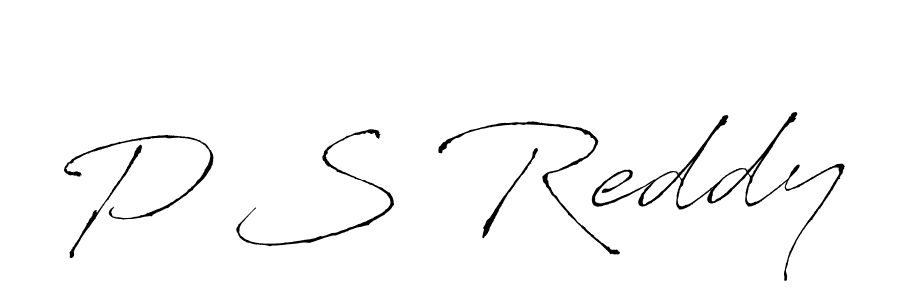 Also we have P S Reddy name is the best signature style. Create professional handwritten signature collection using Antro_Vectra autograph style. P S Reddy signature style 6 images and pictures png