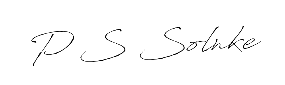 Similarly Antro_Vectra is the best handwritten signature design. Signature creator online .You can use it as an online autograph creator for name P S Solnke. P S Solnke signature style 6 images and pictures png