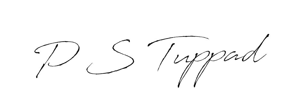 This is the best signature style for the P S Tuppad name. Also you like these signature font (Antro_Vectra). Mix name signature. P S Tuppad signature style 6 images and pictures png