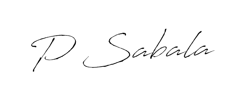 Make a beautiful signature design for name P Sabala. Use this online signature maker to create a handwritten signature for free. P Sabala signature style 6 images and pictures png