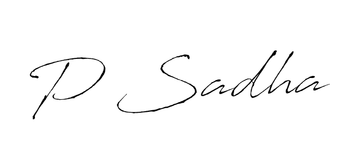 It looks lik you need a new signature style for name P Sadha. Design unique handwritten (Antro_Vectra) signature with our free signature maker in just a few clicks. P Sadha signature style 6 images and pictures png