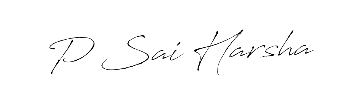 Best and Professional Signature Style for P Sai Harsha. Antro_Vectra Best Signature Style Collection. P Sai Harsha signature style 6 images and pictures png