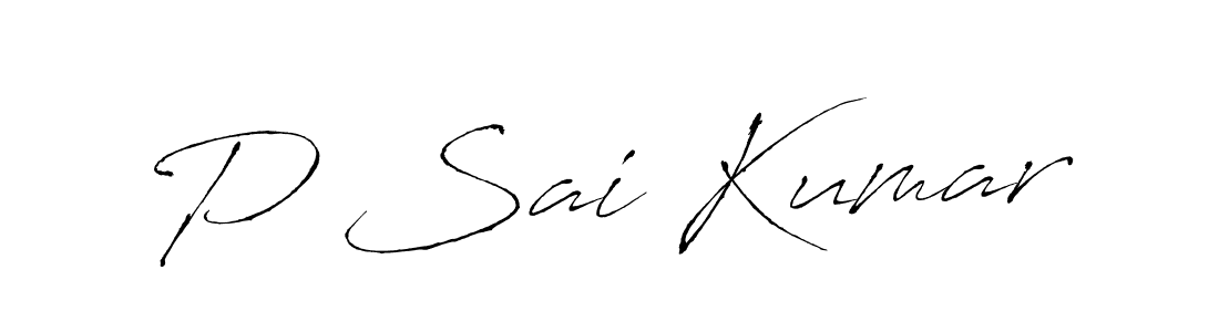 Antro_Vectra is a professional signature style that is perfect for those who want to add a touch of class to their signature. It is also a great choice for those who want to make their signature more unique. Get P Sai Kumar name to fancy signature for free. P Sai Kumar signature style 6 images and pictures png