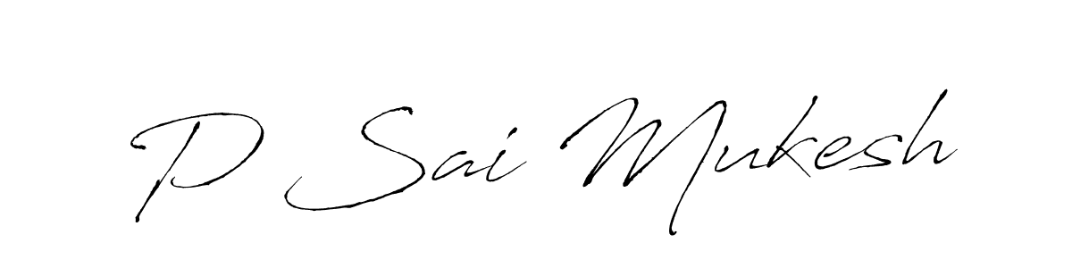 How to Draw P Sai Mukesh signature style? Antro_Vectra is a latest design signature styles for name P Sai Mukesh. P Sai Mukesh signature style 6 images and pictures png
