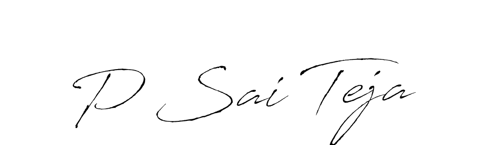 Also You can easily find your signature by using the search form. We will create P Sai Teja name handwritten signature images for you free of cost using Antro_Vectra sign style. P Sai Teja signature style 6 images and pictures png