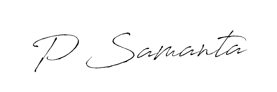 Similarly Antro_Vectra is the best handwritten signature design. Signature creator online .You can use it as an online autograph creator for name P Samanta. P Samanta signature style 6 images and pictures png