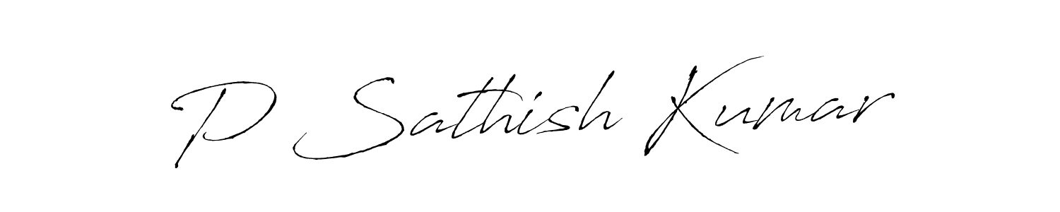 It looks lik you need a new signature style for name P Sathish Kumar. Design unique handwritten (Antro_Vectra) signature with our free signature maker in just a few clicks. P Sathish Kumar signature style 6 images and pictures png