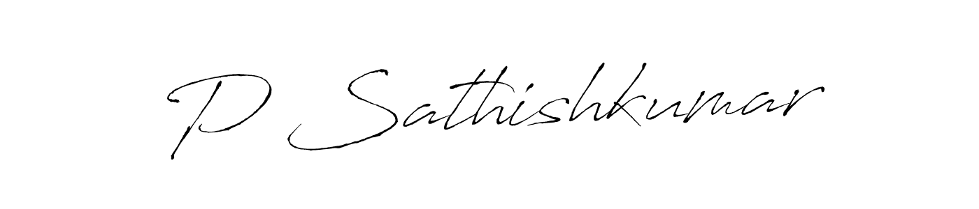 It looks lik you need a new signature style for name P Sathishkumar. Design unique handwritten (Antro_Vectra) signature with our free signature maker in just a few clicks. P Sathishkumar signature style 6 images and pictures png