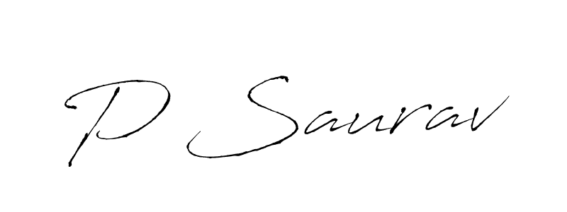 You should practise on your own different ways (Antro_Vectra) to write your name (P Saurav) in signature. don't let someone else do it for you. P Saurav signature style 6 images and pictures png