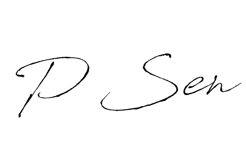 You can use this online signature creator to create a handwritten signature for the name P Sen. This is the best online autograph maker. P Sen signature style 6 images and pictures png