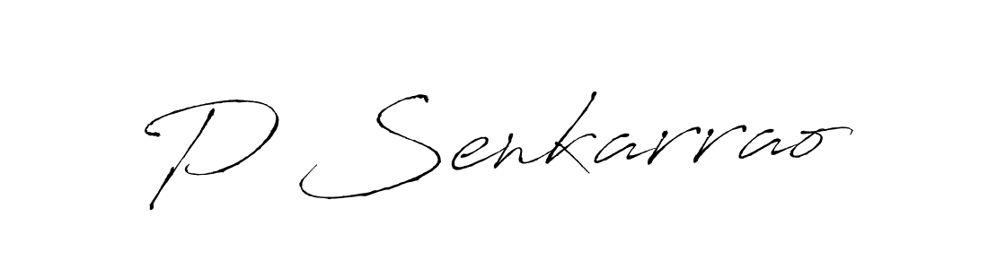 P Senkarrao stylish signature style. Best Handwritten Sign (Antro_Vectra) for my name. Handwritten Signature Collection Ideas for my name P Senkarrao. P Senkarrao signature style 6 images and pictures png