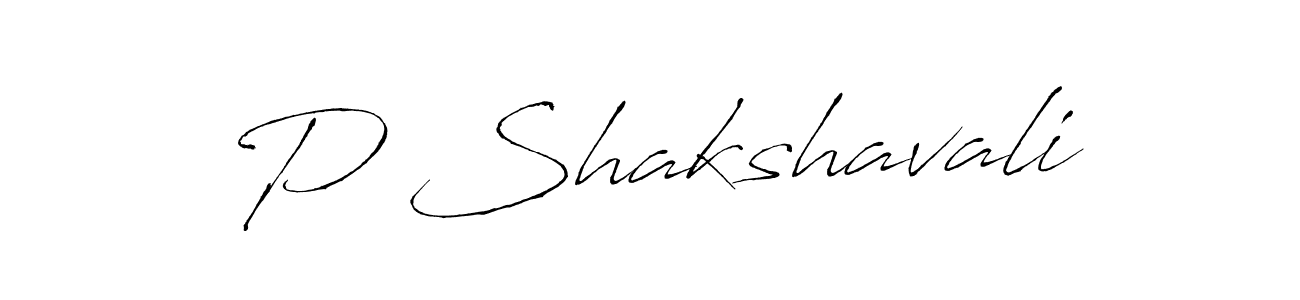 The best way (Antro_Vectra) to make a short signature is to pick only two or three words in your name. The name P Shakshavali include a total of six letters. For converting this name. P Shakshavali signature style 6 images and pictures png