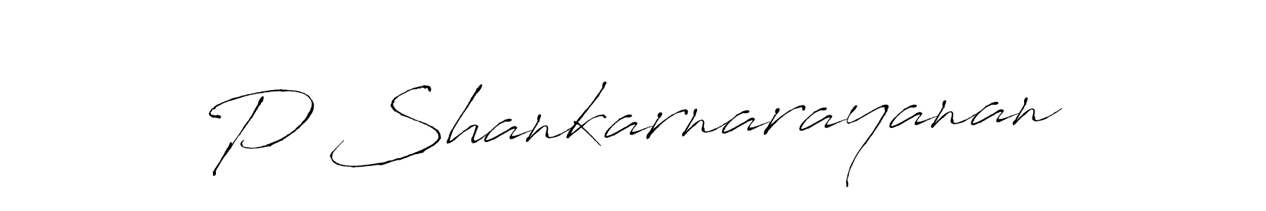 Also we have P Shankarnarayanan name is the best signature style. Create professional handwritten signature collection using Antro_Vectra autograph style. P Shankarnarayanan signature style 6 images and pictures png