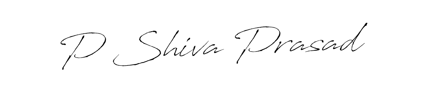 Use a signature maker to create a handwritten signature online. With this signature software, you can design (Antro_Vectra) your own signature for name P Shiva Prasad. P Shiva Prasad signature style 6 images and pictures png