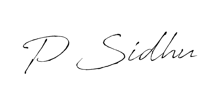 Antro_Vectra is a professional signature style that is perfect for those who want to add a touch of class to their signature. It is also a great choice for those who want to make their signature more unique. Get P Sidhu name to fancy signature for free. P Sidhu signature style 6 images and pictures png