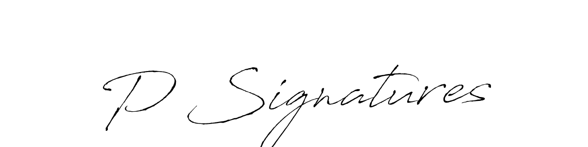 if you are searching for the best signature style for your name P Signatures. so please give up your signature search. here we have designed multiple signature styles  using Antro_Vectra. P Signatures signature style 6 images and pictures png