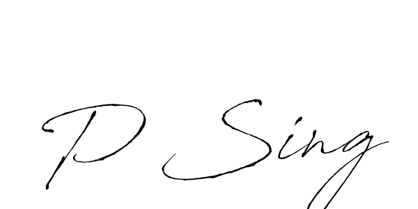 Similarly Antro_Vectra is the best handwritten signature design. Signature creator online .You can use it as an online autograph creator for name P Sing. P Sing signature style 6 images and pictures png