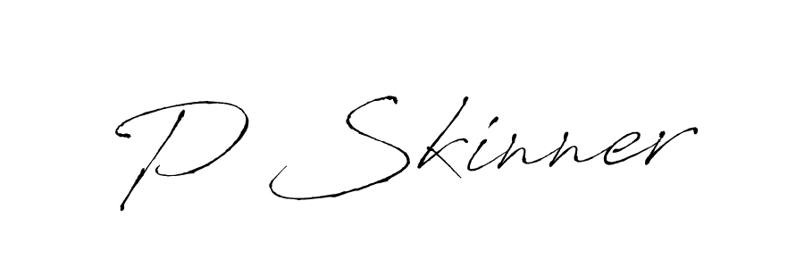 Design your own signature with our free online signature maker. With this signature software, you can create a handwritten (Antro_Vectra) signature for name P Skinner. P Skinner signature style 6 images and pictures png