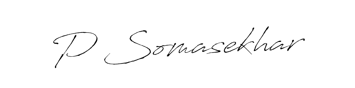 P Somasekhar stylish signature style. Best Handwritten Sign (Antro_Vectra) for my name. Handwritten Signature Collection Ideas for my name P Somasekhar. P Somasekhar signature style 6 images and pictures png