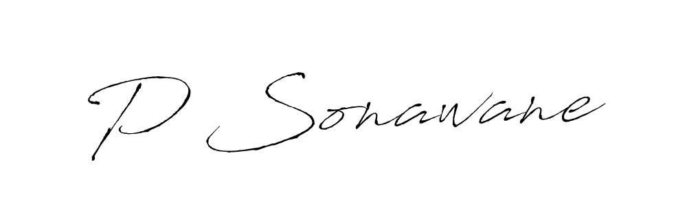 Similarly Antro_Vectra is the best handwritten signature design. Signature creator online .You can use it as an online autograph creator for name P Sonawane. P Sonawane signature style 6 images and pictures png