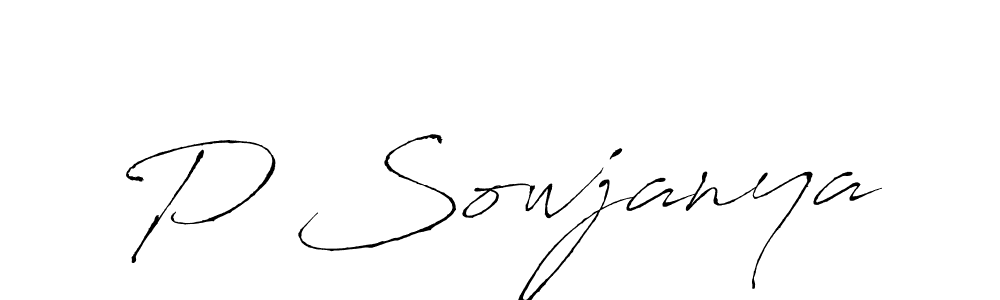 You can use this online signature creator to create a handwritten signature for the name P Sowjanya. This is the best online autograph maker. P Sowjanya signature style 6 images and pictures png