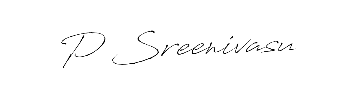 Make a beautiful signature design for name P Sreenivasu. Use this online signature maker to create a handwritten signature for free. P Sreenivasu signature style 6 images and pictures png