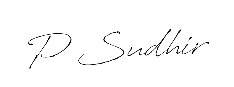 Best and Professional Signature Style for P Sudhir. Antro_Vectra Best Signature Style Collection. P Sudhir signature style 6 images and pictures png