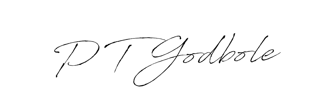 Design your own signature with our free online signature maker. With this signature software, you can create a handwritten (Antro_Vectra) signature for name P T Godbole. P T Godbole signature style 6 images and pictures png