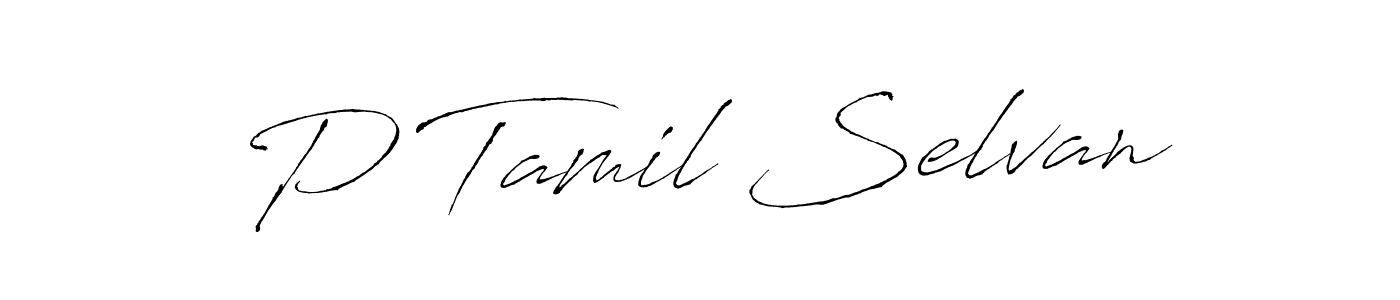 P Tamil Selvan stylish signature style. Best Handwritten Sign (Antro_Vectra) for my name. Handwritten Signature Collection Ideas for my name P Tamil Selvan. P Tamil Selvan signature style 6 images and pictures png