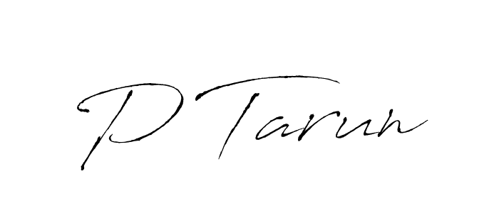 How to Draw P Tarun signature style? Antro_Vectra is a latest design signature styles for name P Tarun. P Tarun signature style 6 images and pictures png